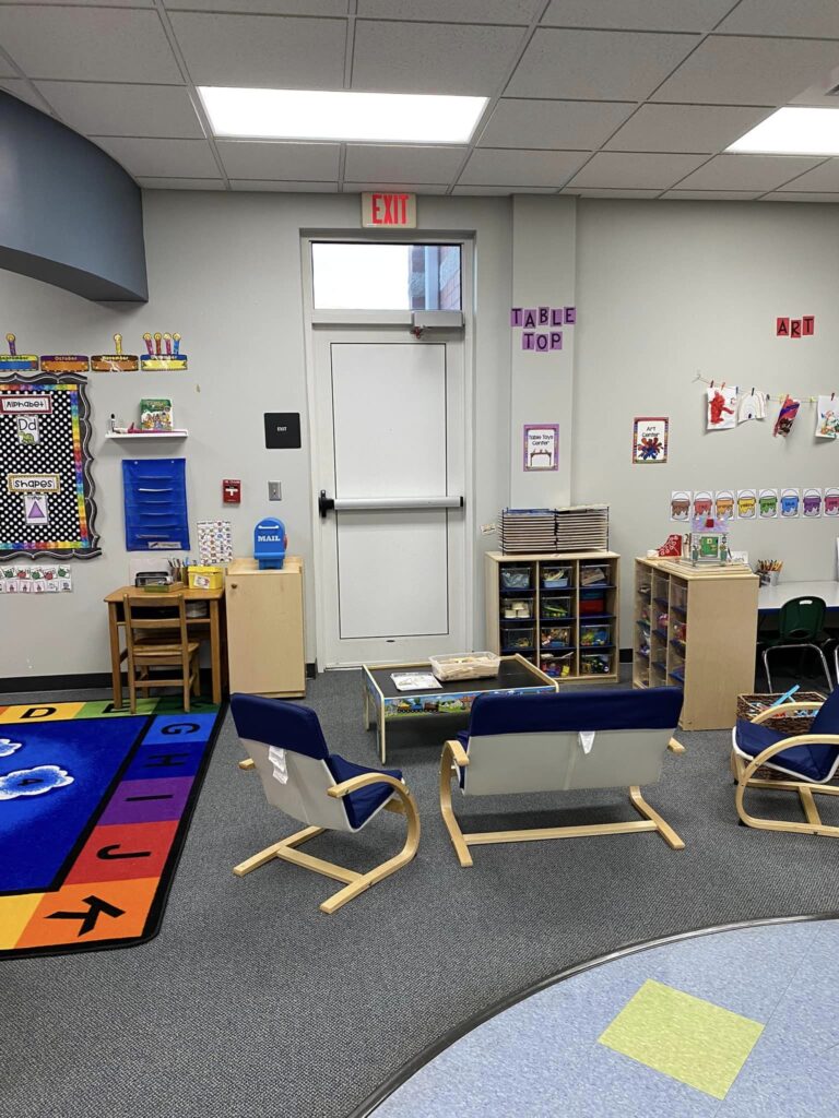 interior of preschool